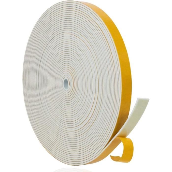 Bande Métallique Autocollante Magna-C - 10 M X 15 Mm X 1,2 Mm - Support Pour Aimants - Blanche, Flexible, Facile à Découper Bande Adhesive Lego