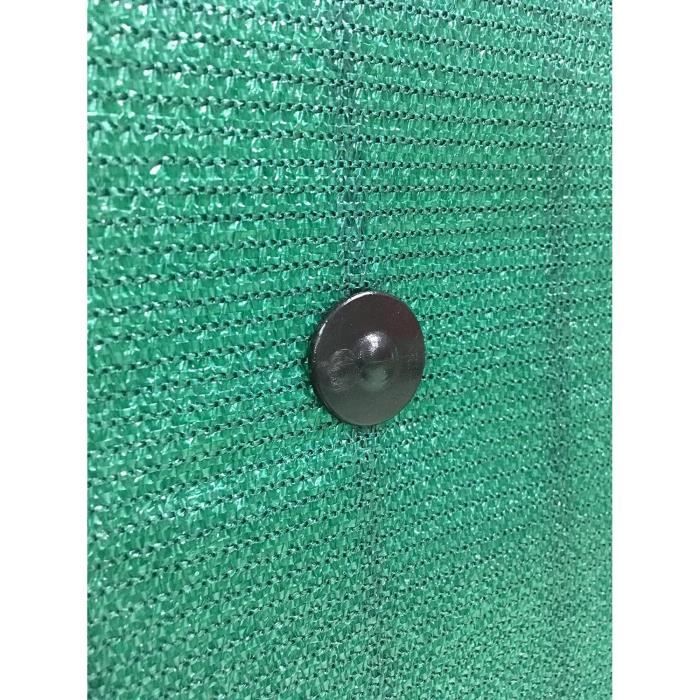 Clips De Fixation Anti-UV Edenvista Pour Brise-vue – Lot De 20, Vert