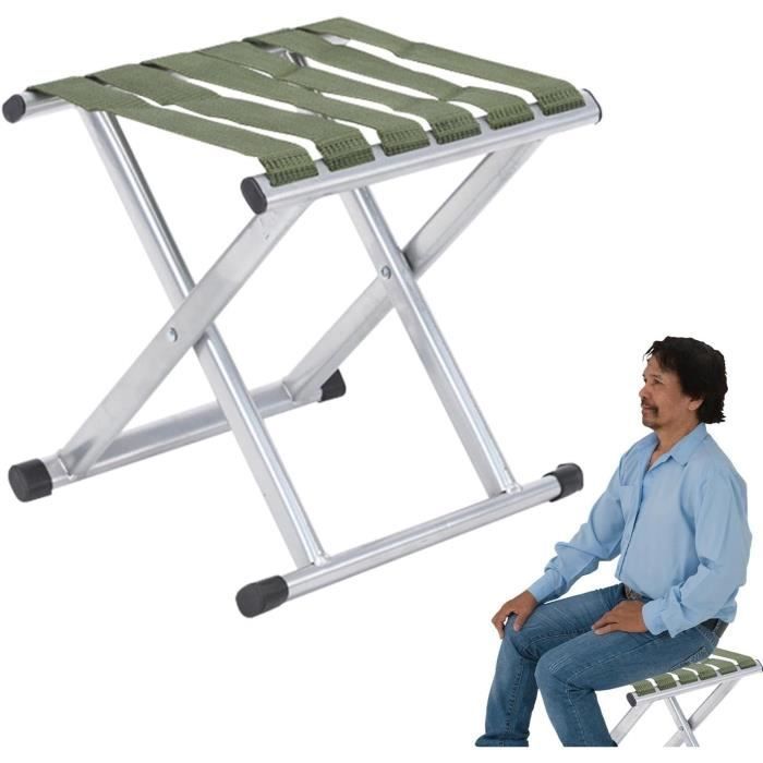 siège de pêche FISHERMAN pliable gris et blanc