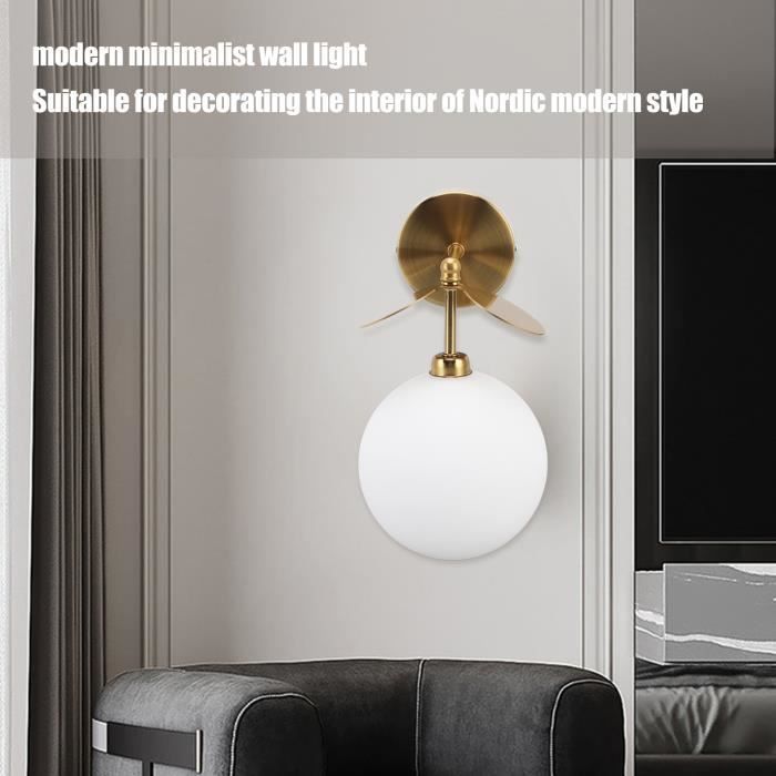 Applique Murale LED Puissante | Lumière d'Ambiance Or / Blanc Froid