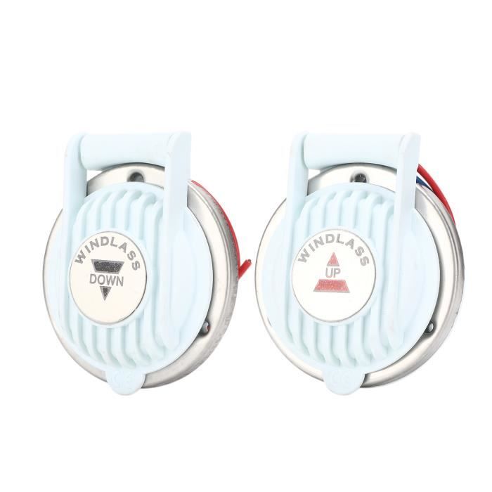 Interrupteur à Bascule 12V Pour Guindeau électrique Bateau – En Alliage Aluminium, 3 Positions, Supporte 15A | Pour Yacht, RV, Panneau De Commande - 4