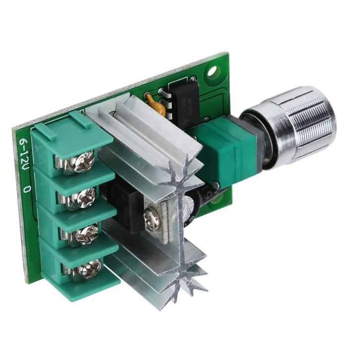 Contrôleur De Vitesse PWM 80A Pour Moteur DC - Réglage 0-100% Pour 12V à 48V Avec Inverseur De Sens