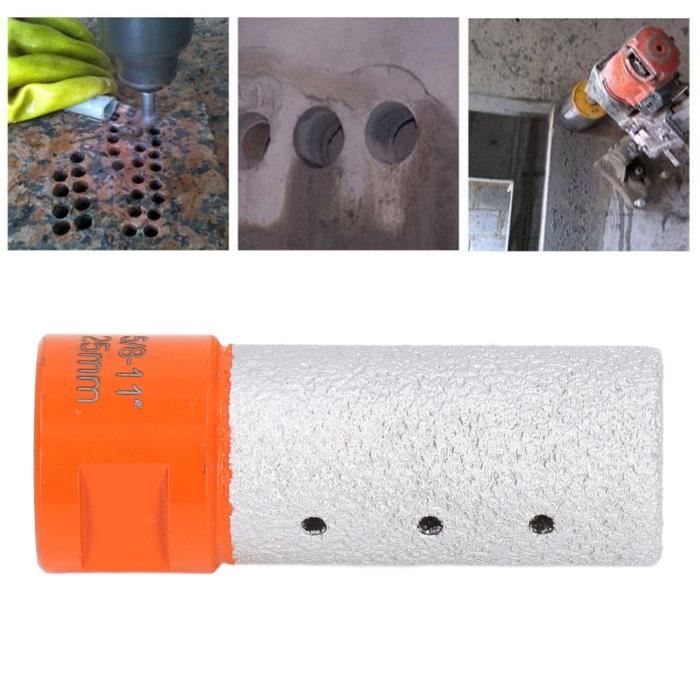 Foret Fraise Diamantée 25mm Pour Céramique, Marbre, Granit - Filetage M14 - Perçage à Sec