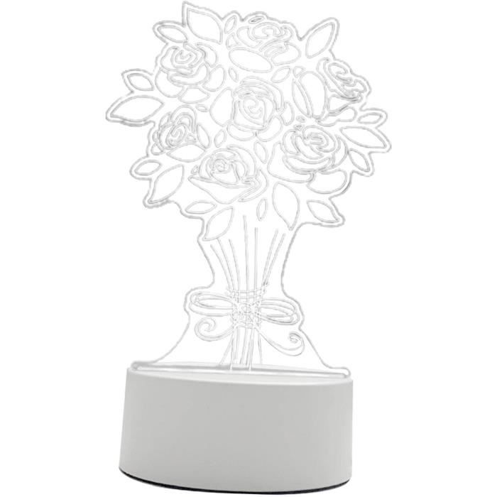 Veilleuse De Bureau Décorative Design – Ambiance Douce Pour Chambre, Salon, Bureau, Noël (13,5 Cm) - 2