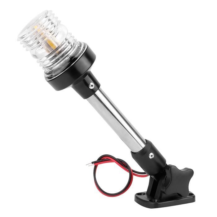 Feu De Navigation LED Sur Mat 60 Cm - Blanc 360°- Attwood
