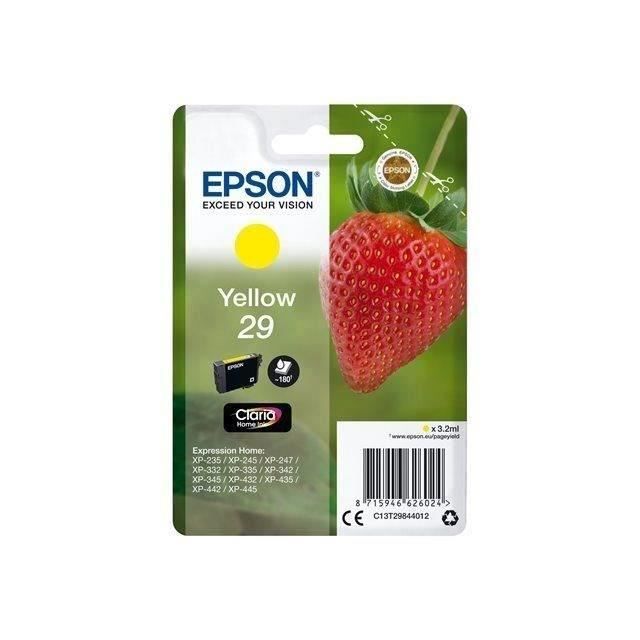 EPSON Cartouche dencre T2984 Jaune – Fraise (C13T29844012)