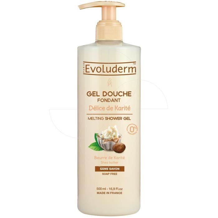 Evoluderm Gel douche Fondant Délice de Karité 500ml Achat / Vente