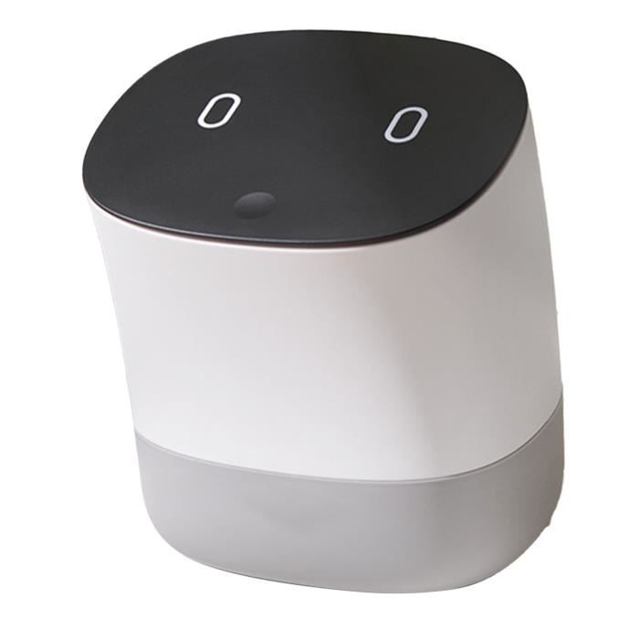 Ecoplast ECP35 Lot De 3 Poubelles Fermées EcoPlus Pour Collecte Différenciée écologique 35 Litres, Multicolore, 43 X 36 X H43,5