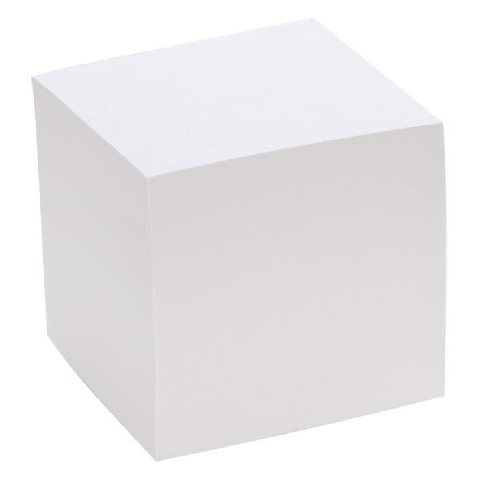 Recharge bloc cube 700 feuilles blanches 9x9cm