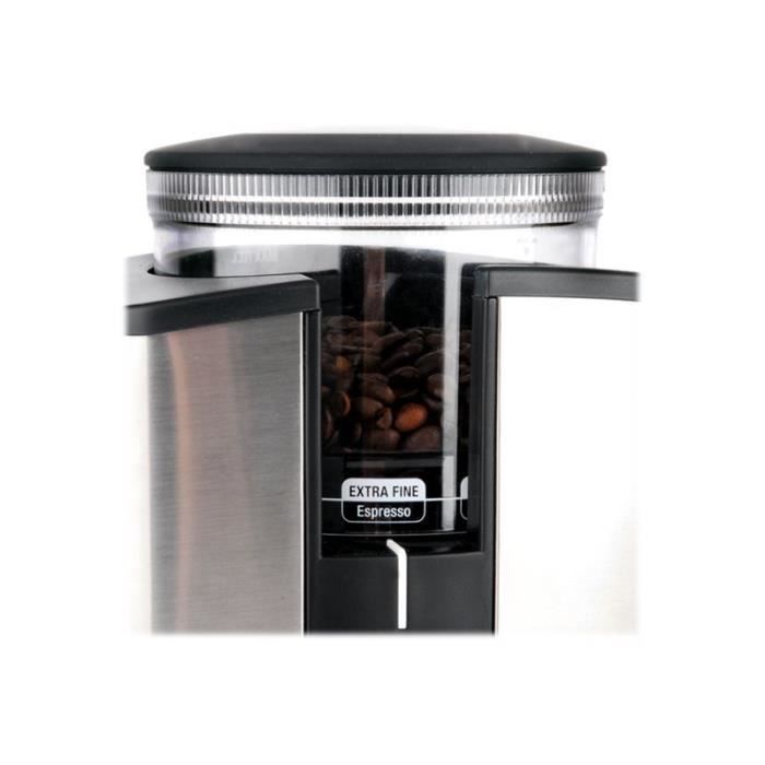 Moulin à café Gastroback Design Coffee Grinder Advanced 165W noir-inox