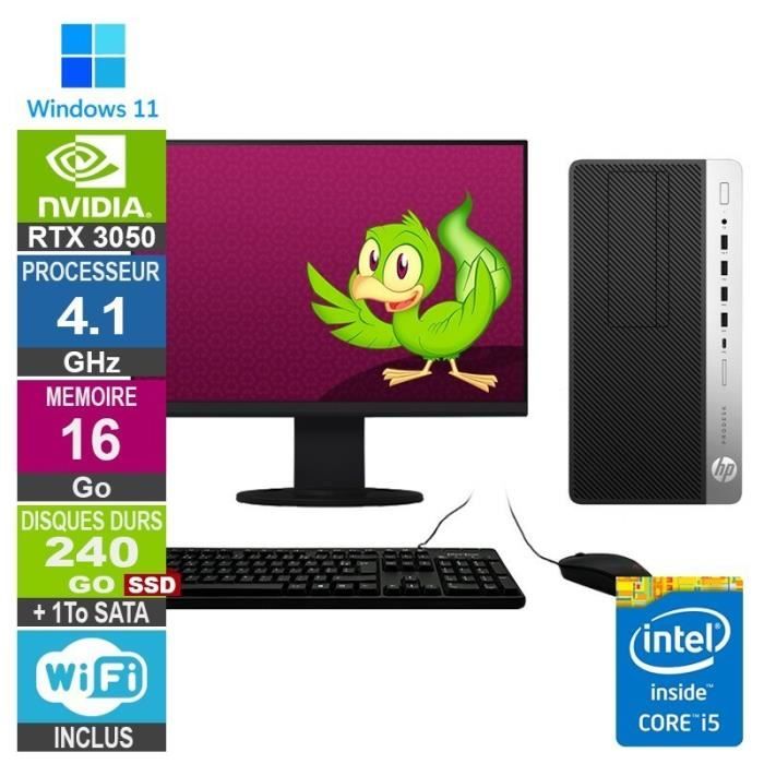PC Gamer LPG 800G4 i5 8500 4.10GHz 240Go SSD + RTX 3050/ - vue 4