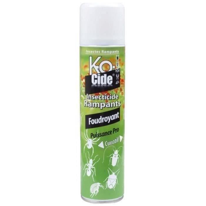 Insecticide aérosol foudroyant insectes rampants - 400 mL