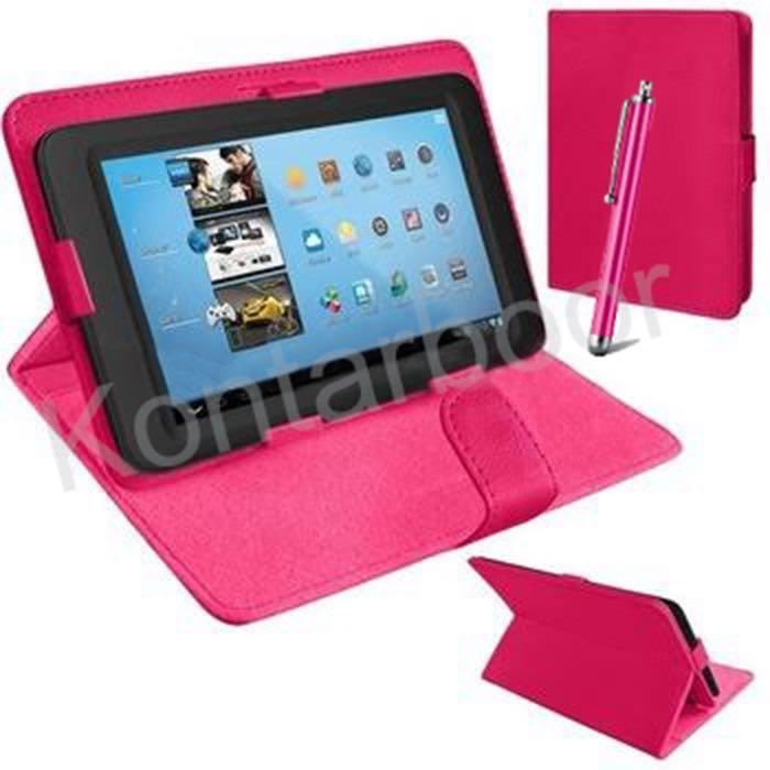 STYLET   Etui Rose pour Tablette VIOLETTA INGO 7\