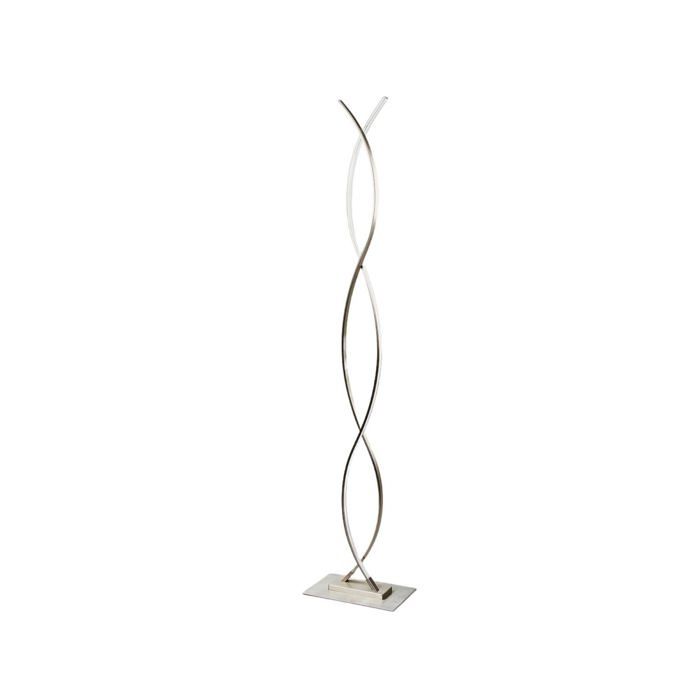 Lampadaire salon ampoules LED - Lindby - lampe sur pied - Aluminium - 28 x 18 x 138 cm - nickel mat blanc Lampadaire salon ampoules LED - Lindby - lampe sur pied - Aluminium - 28 x 18 x 138 cm - nickel mat blanc