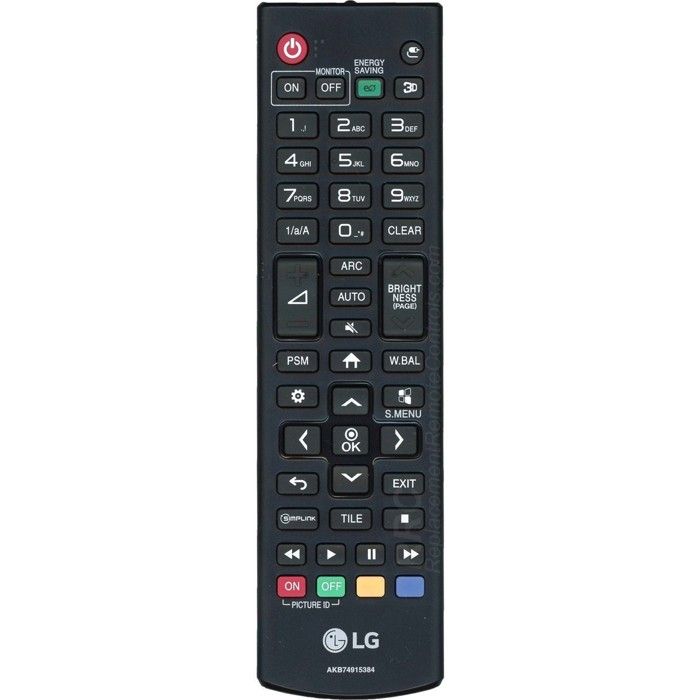 Télécommande Télévision AKB75095346 AKB74915384 LG