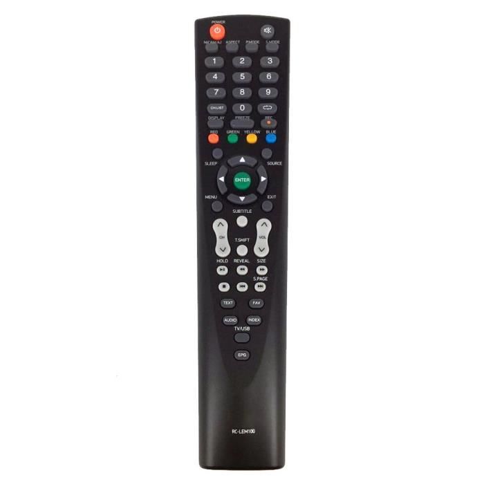 New -Télécommande RC-LEM100 originale pour téléviseur LCD LED, pour BBK ...