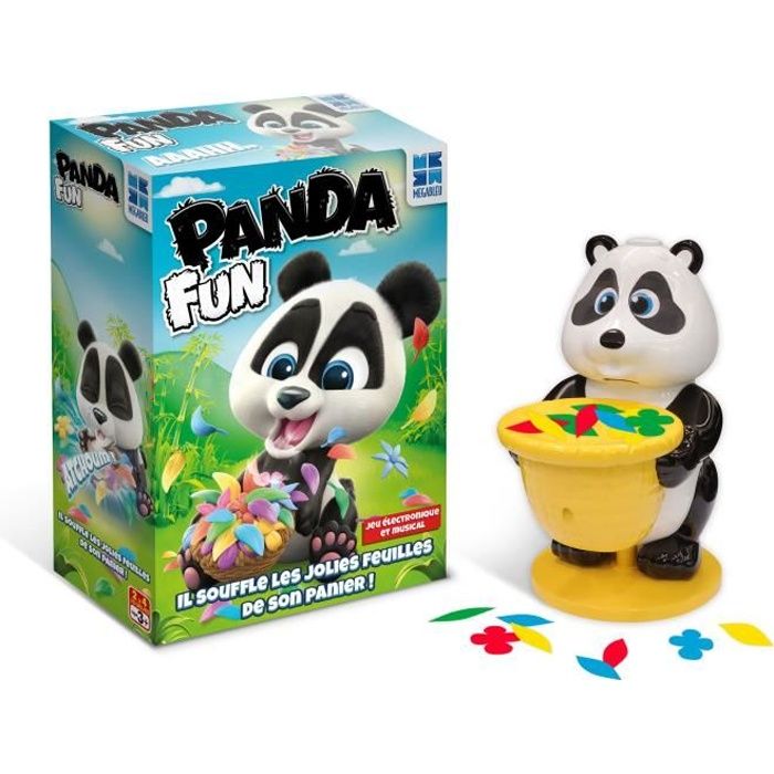 PANDA'FUN - Jeu de société - A partir de 3 ans - 2 à 4 joueurs - Megableu