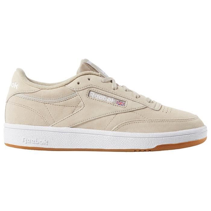 reebok beige femme daim