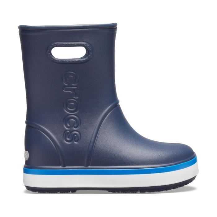 Bottes de pluie Crocs™ Crocband™ pour enfant - CROCS - Navy/bright cobalt - Caoutchouc - Bande rétro confortable