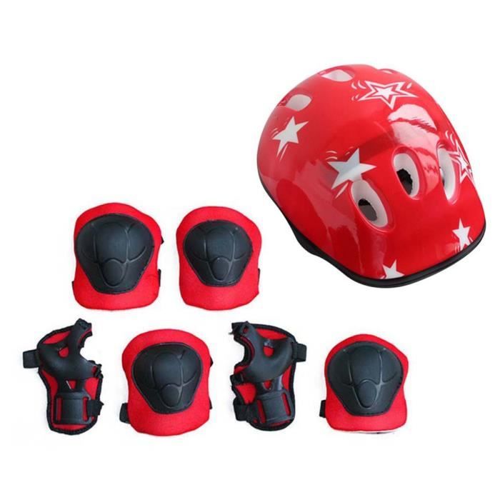 Set de Protection Roller - Enfant - Rose - Genouillères, Coudières, Protège-Poignets - Taille S
