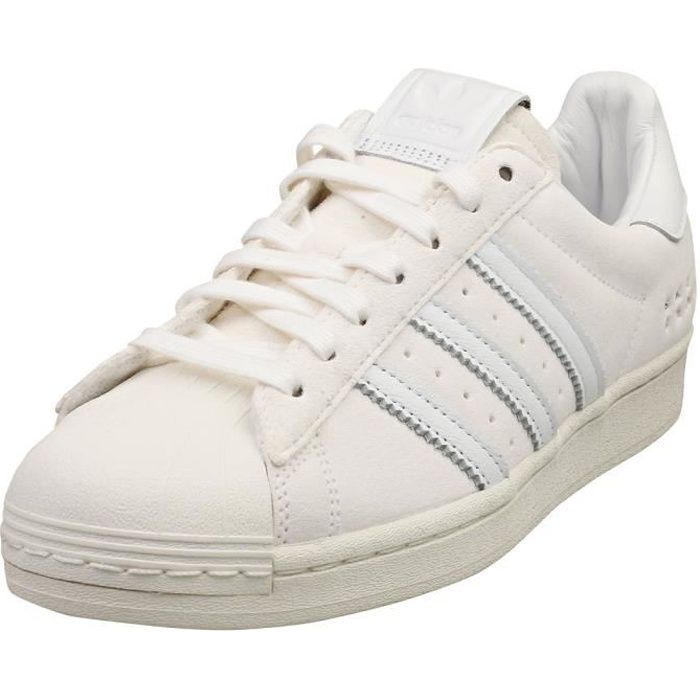 Adidas superstar homme store blanche et bleu