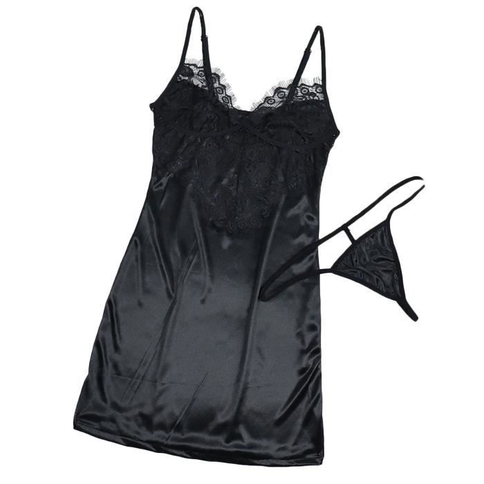 Body Dentelle Femme Sexy - Dos Nu & Culotte Ouverte - Lingerie Sensuelle - Marque BodyGo