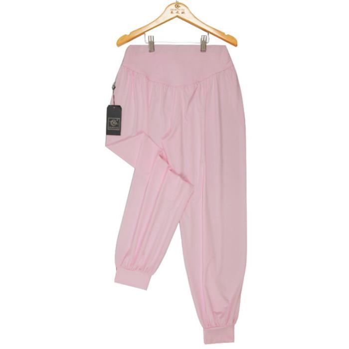 Pantalon de yoga sarouel pour femme - Confortable extensible respirant