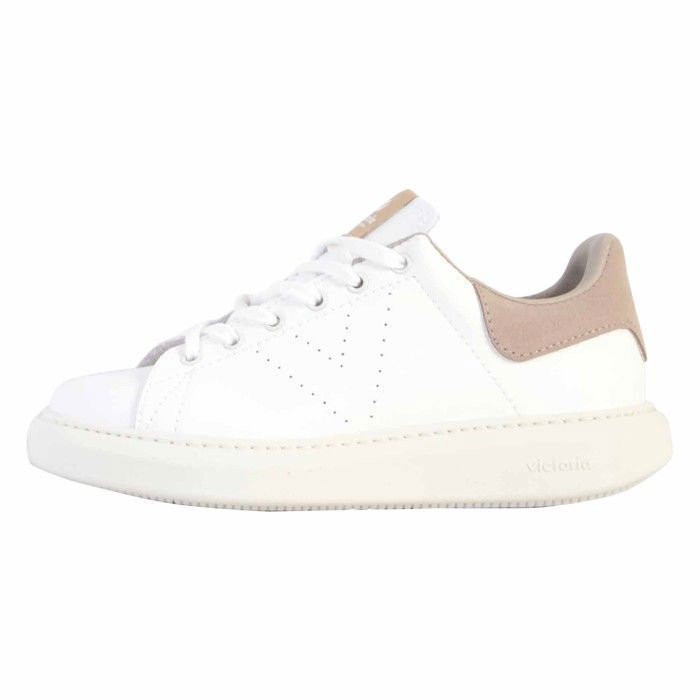 Victoria Basket Femme - VICTORIA - Modèle 126946 - Blanc - Lacets plats - Confort exceptionnel