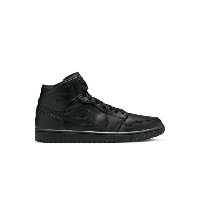 Chaussures NIKE Air Jordan 1 Mid Noir - Homme/Adulte