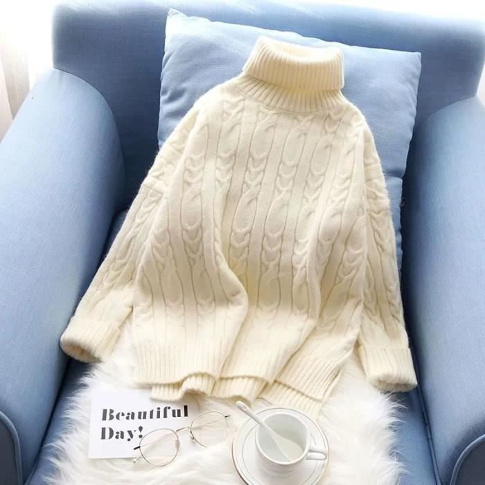 Pull Femme Manches Longues Koucla - Dos Dentelle & Motif Cascade - Viscose - Lavage Main - Neuf Avec étiquettes
