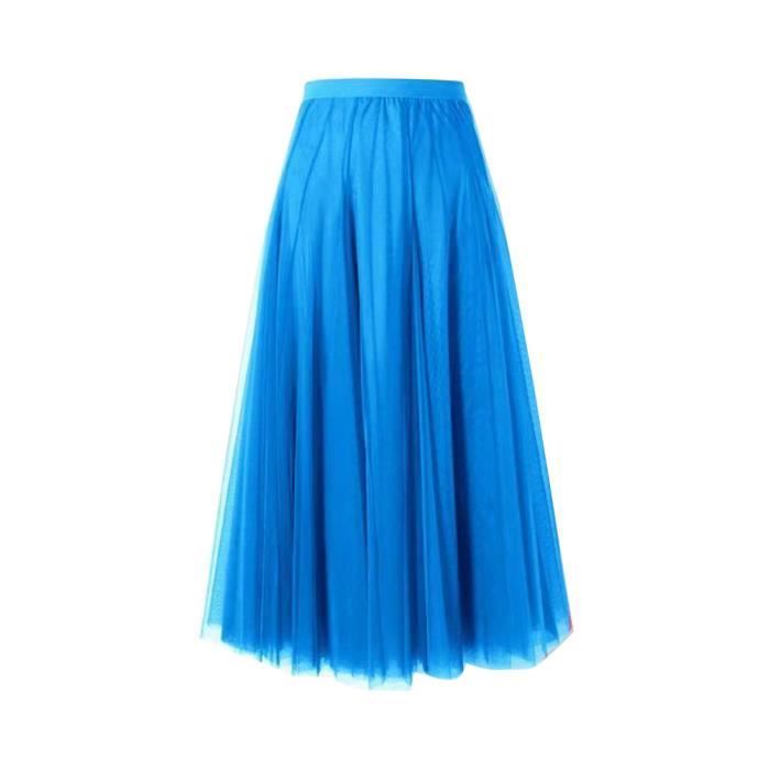 Jupe Plissée Carreaux - Taille Haute Élastique - Style École Ou Pom-Pom Girl - Polyester/Élasthanne