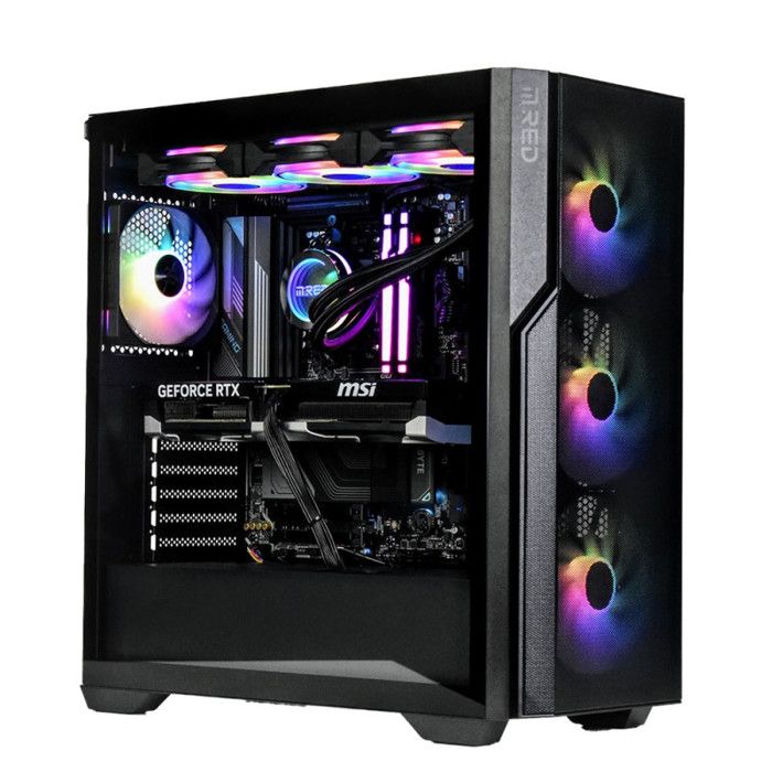 PC Gaming Mred CBT032 03 AMD Ryzen™ 7 32 Go RAM 2 To SSD Nvidia GeForce RTX 5090 Noir