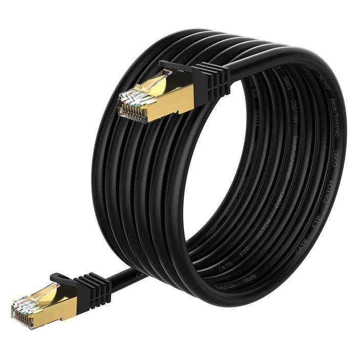 Ototon® 15M Cat 6 Câble RJ45 Réseau 1000Mbps 250MHz FFTP