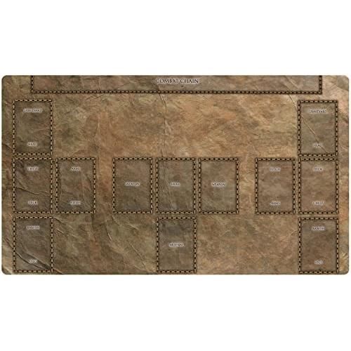 Tapis De Jeu Pokémon – Motif Plage Et Côte Ensoleillée, 61 X 35,5 Cm, Néoprène Antidérapant Bord Laser, Protection Cartes, Idéal Pour Pokémon TCG Et Autres Jeux De Cartes Collection