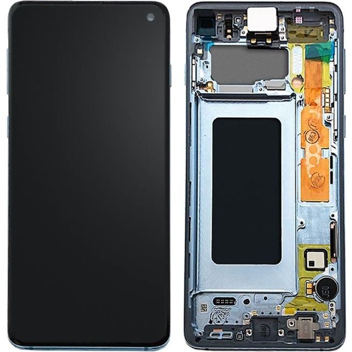 Afficheur LCD Galaxy S10 Bloc Écran avec Tactile Original Bleu