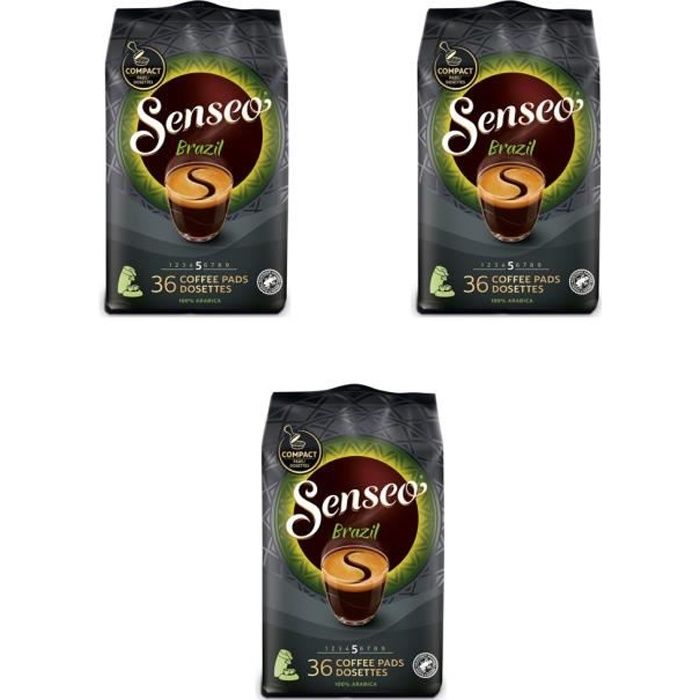 lot de 3] Café senseo Brazil dosettes x36 - 250g - Cdiscount Au