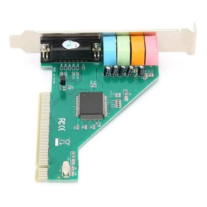 Cartes Son Carte Son Interne PCI E Surround Stéréo 3D Intégré 5.1