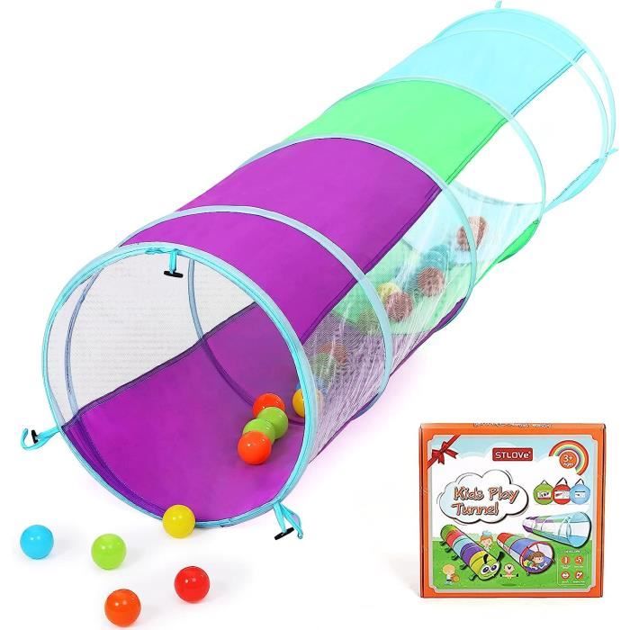 STLOVe Tunnel Enfant 180 * 46 cm : Parc Bebe Pliable : Tente Pop Up : Kids  Toys Jeux Enfant : Jeux Bebe : Jeu Enfant : Aire de J61 - Cdiscount Jeux -  Jouets