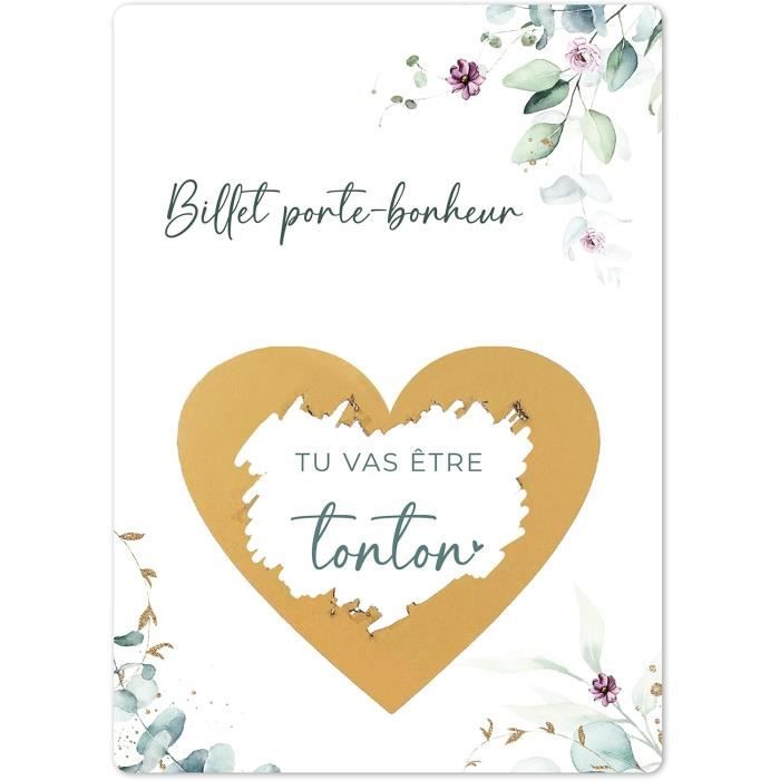 Porte-clés Gravé "Tu Vas être Tonton" - Cadeau Annonce Grossesse Original Pour Futur Oncle, Acier Inoxydable