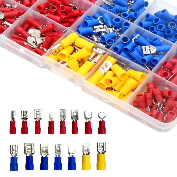 Connecteurs Fils Thermorétractables Kuject - Lot De 210, étanches - Auto, Bateau, Maison