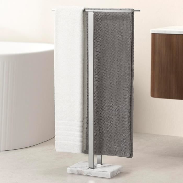 Porte-Serviettes Sur Pieds, Range-Serviettes, Avec 3 Barres, Support