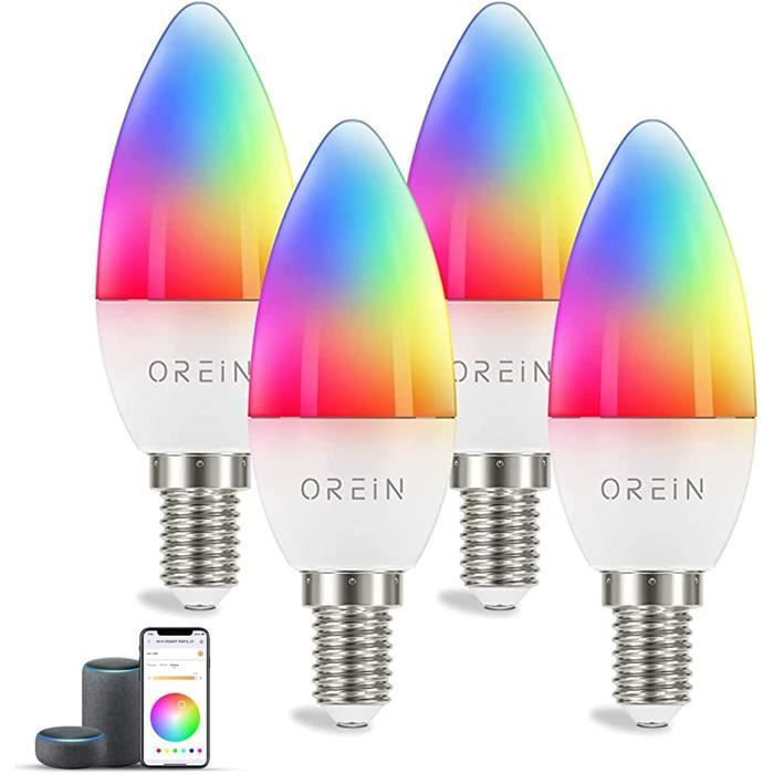 Ampoule multicolore Wi-Fi intelligente