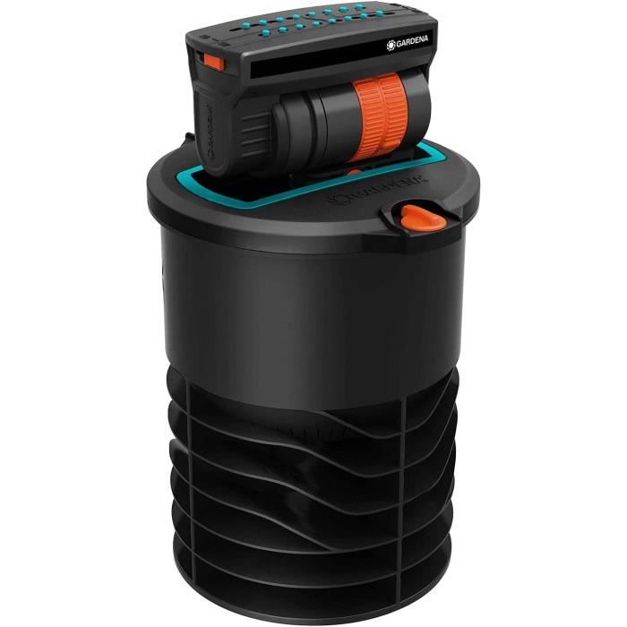 Arroseur Oscillant Gardena OS 140 - Escamotable - Pour Surface 140m²
