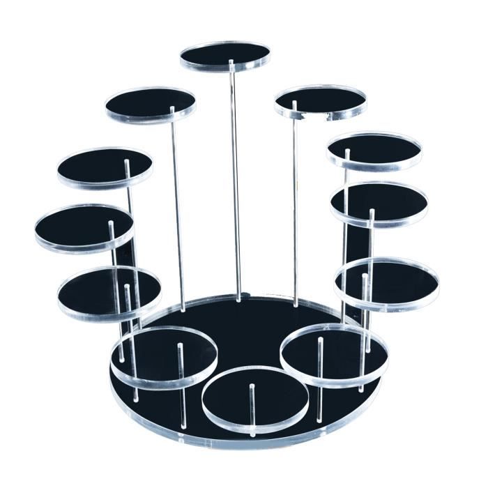 36pcs/Set Platine de Décoration de Gâteaux Présentoir Rotatif Grattoir