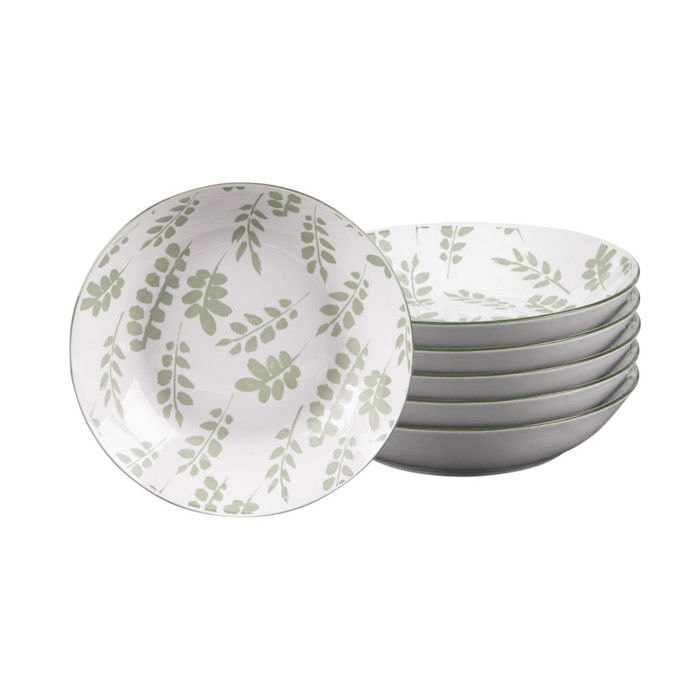 Assiette creuse 20 cm Episia (lot de 6) - Table Passion