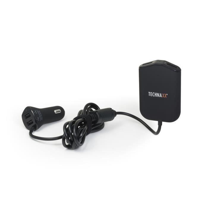 Chargeur de voiture Technaxx avec connexion USB 4x