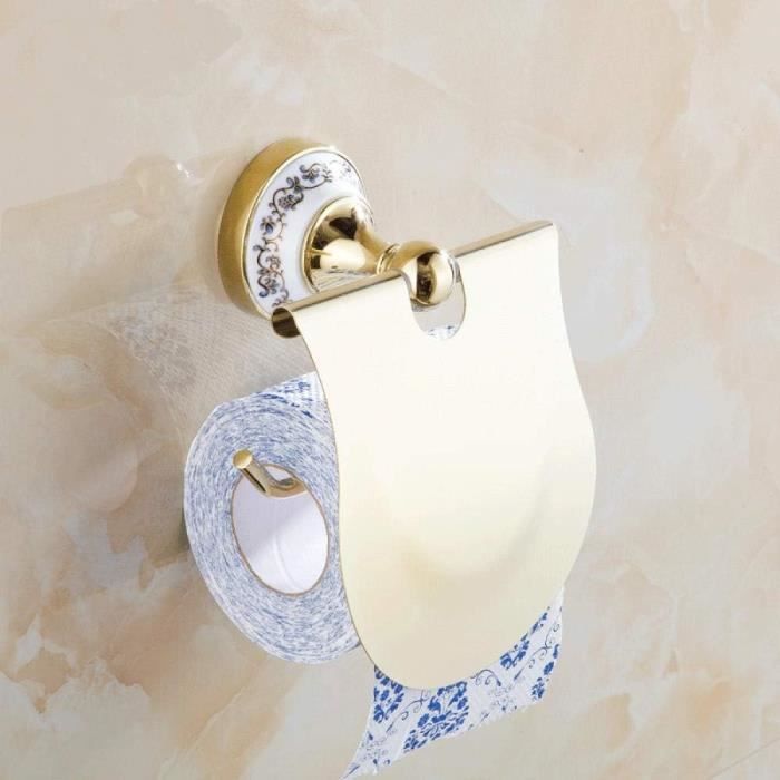 Déroule Papier Toilettes Mural ou Porte Papier Hygiénique Motifs Fleurs