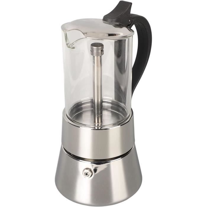 Réducteur De Poudre Pour Cafetière Moka - Accessoire Acier Inoxydable Pour Café Expresso (4 Ou 6 Tasses)