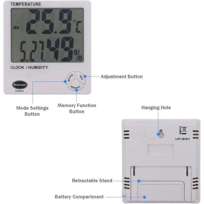 Thermomètre Max-Min Avec Toit Et Bouton De Réinitialisation - TFA Dostmann
