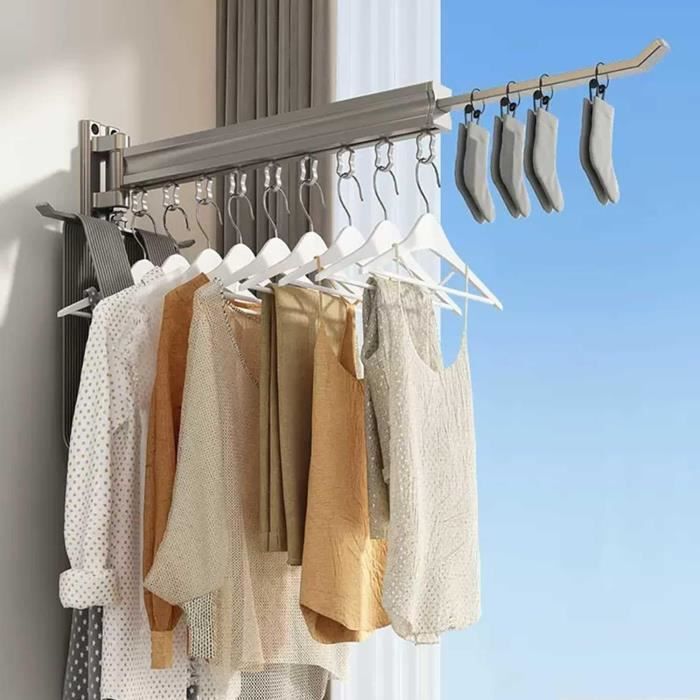 Etendoir Linge Étendoir Mural Séchoir À Linge Etendoir Linge Interieur